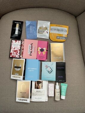 17 luxury beauty Samples
